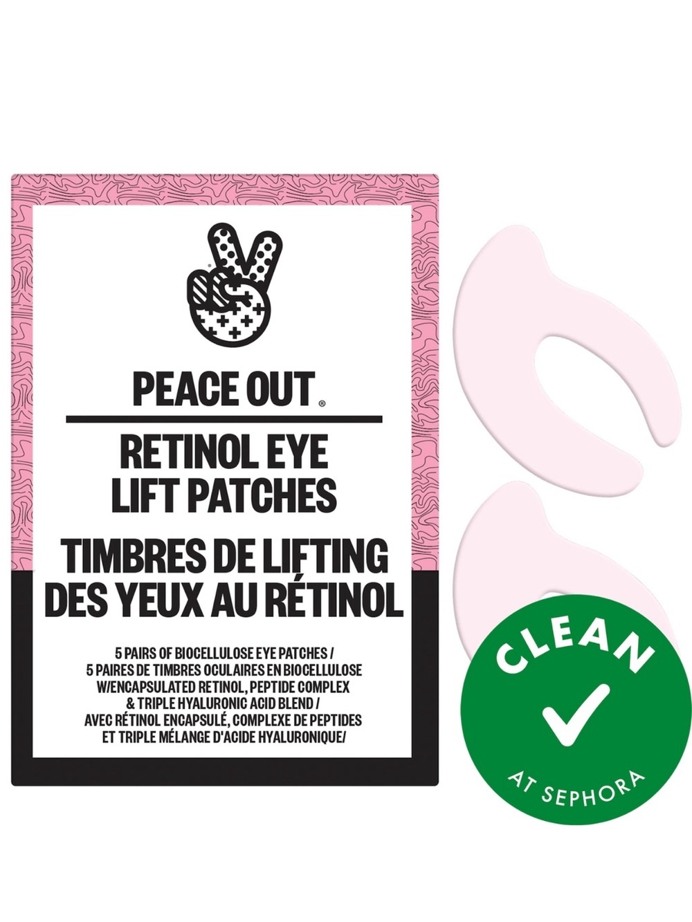 [SKIN] Peace Out Retinol 360° Eye Lift Patches Brightening Firming Eye Treatment